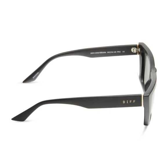Diff Winona Matte Black Grey Sunglasses main image 3